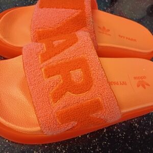 Adidas Ivy Park Orange Slides
